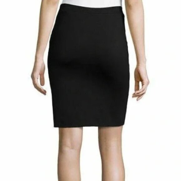 Diane Von Furstenberg Emma Diamond Pencil Skirt in Black sz 0 - Picture 2 of 5